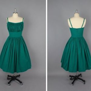 Hearts and Found Grace Dress Pine Green 2X